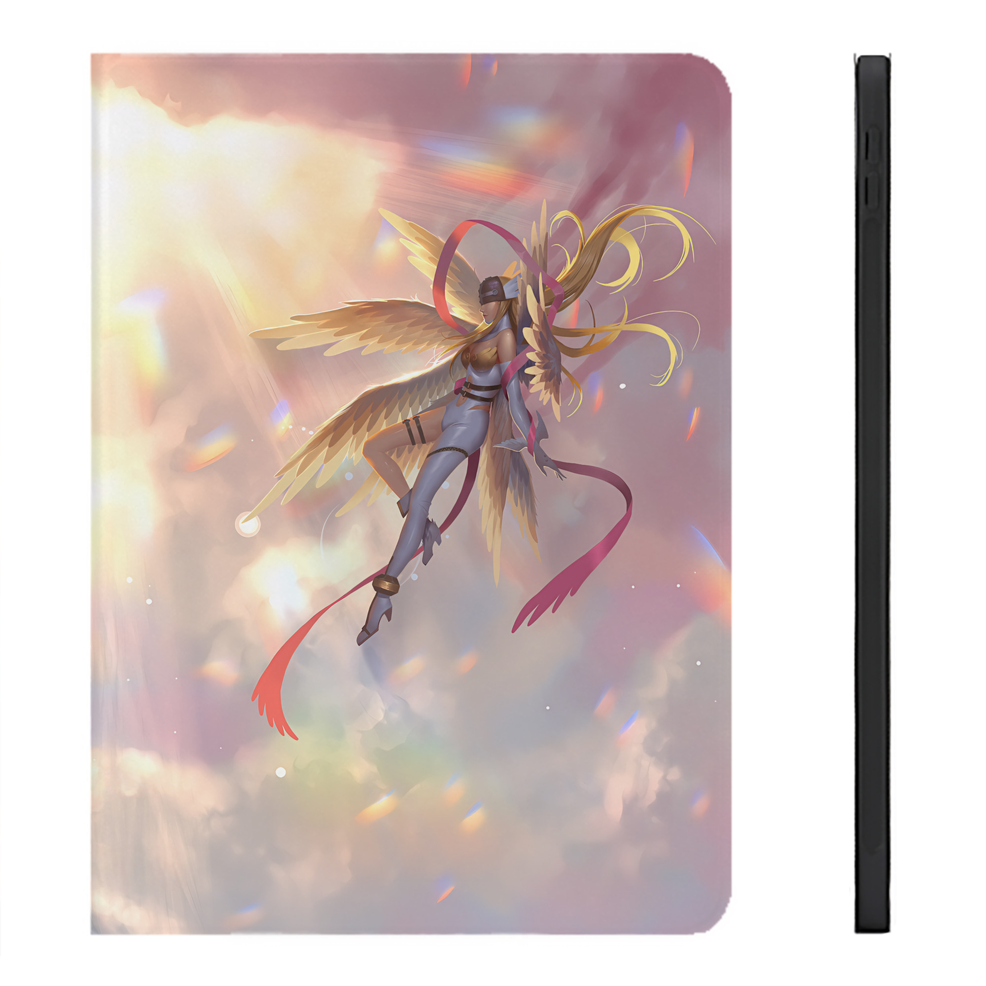 （画像用） Digimon デジタルモンスター/デジモン IPadケース ペンホルダー付き ブックスタイルデザイン